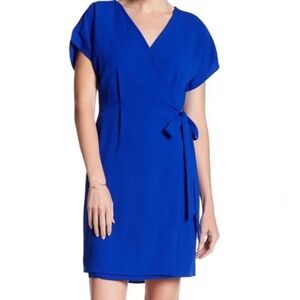 Bobeau Elegant Blue Wrap Dress - Never worn